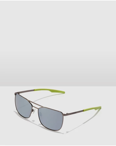 Hawkers Co - HAWKERS - Polarized Gun Metal Chrome SENSE Sunglasses for Men and Women UV400