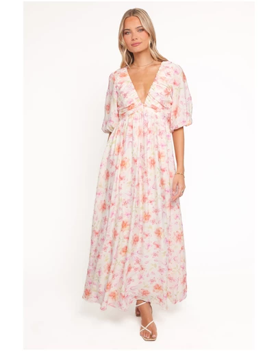 Petal & Pup - Andara Maxi Dress - White Floral