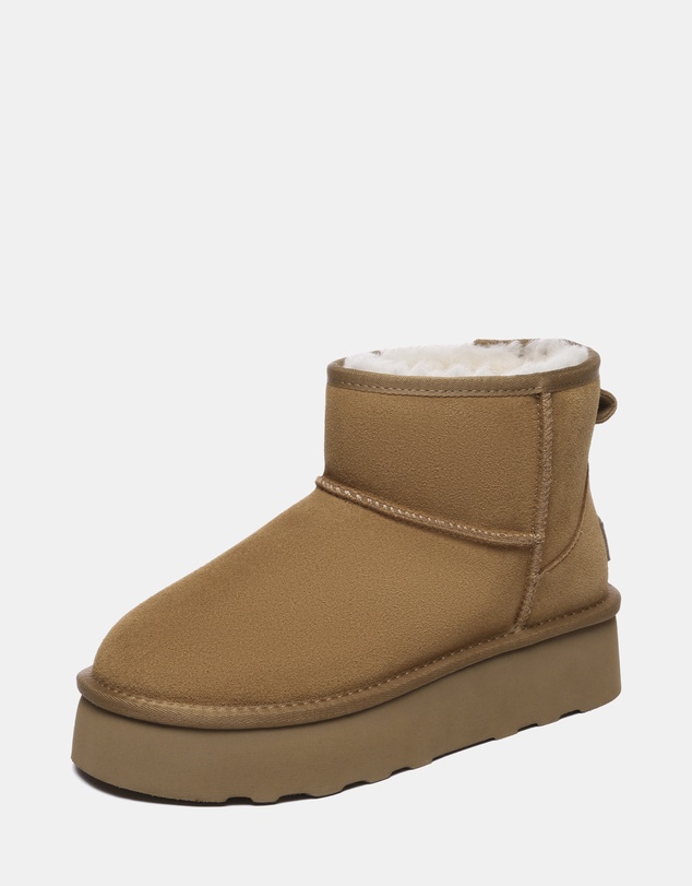 EVERAU - Australian Shepherd Ugg Rommie Platform Cow Suede Upper UGG Boots