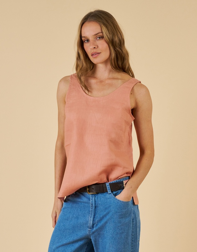 CAMIXA - Tanya Tank Linen Top