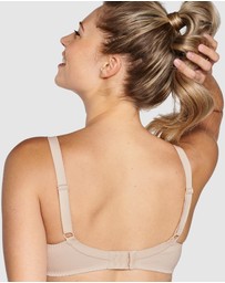 Naturana - Wirefree Ribbed Pure Cotton Bra