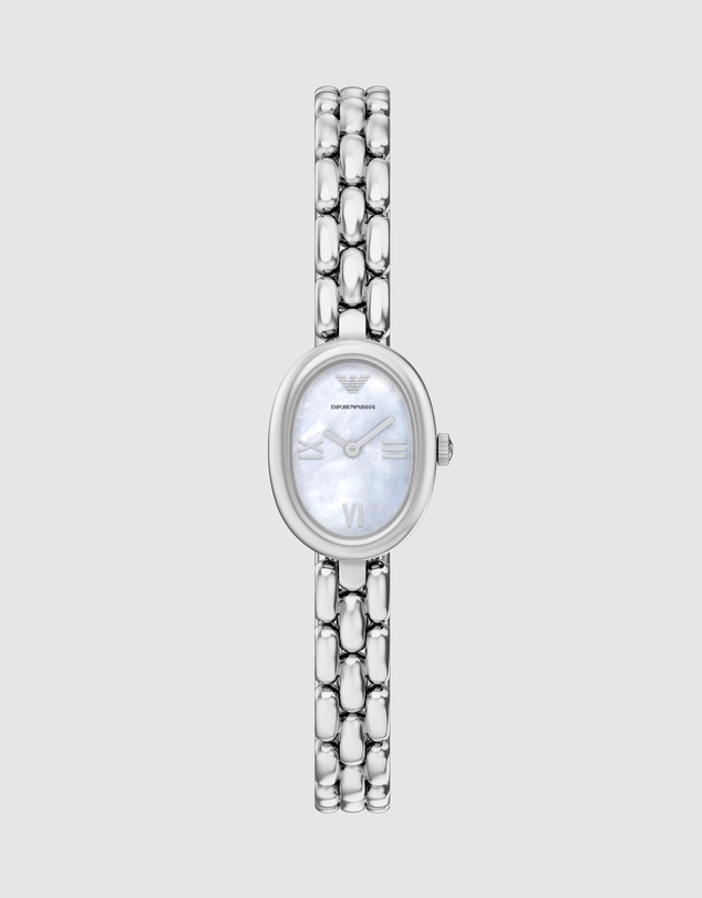 Emporio Armani - Silver Tone Analogue Watch