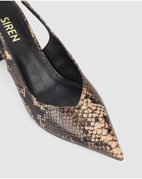 Siren - Yankee Slingback Block Heel