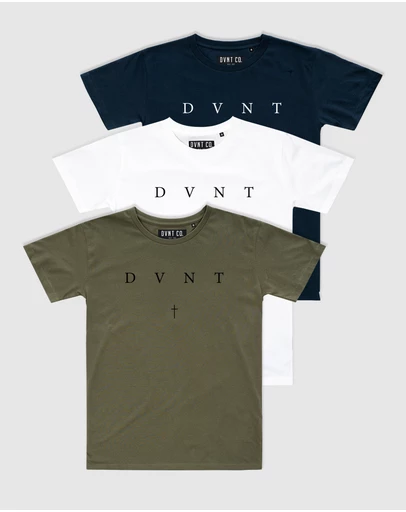 DVNT - 3-Pack Saint Tee