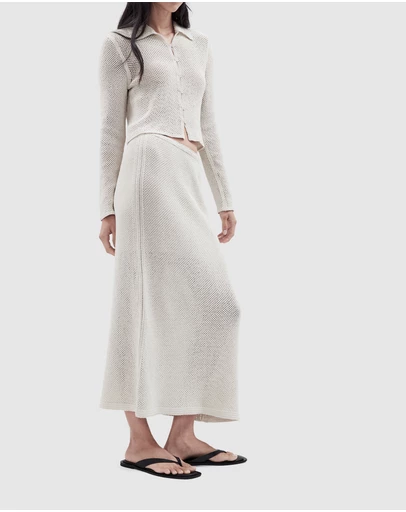 UNISON - Basketweave Skirt