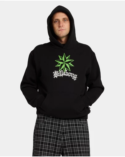 Billabong - Mens Creed Neon Star Pullover Hoodie