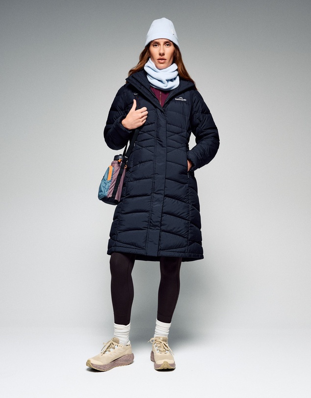 Kathmandu - Winterburn Down Puffer 600 Fill Longline Warm Winter Coat