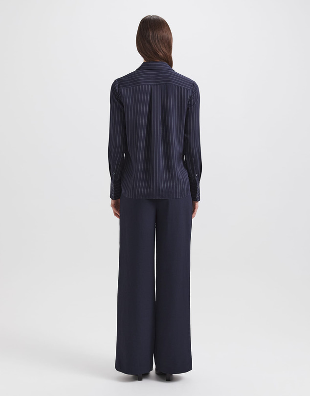 SABA - Polly Pinstripe Silk Shirt