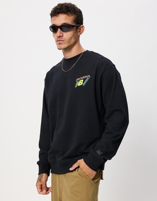 New Balance - Classic Tri-Logo French Terry Crew