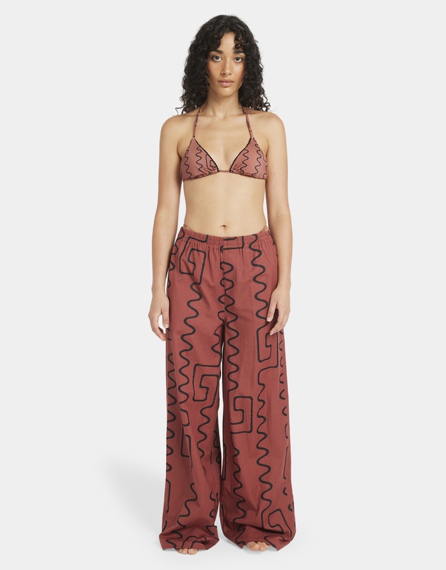 RVCA - Womens Farlow Elastic Linen Pants