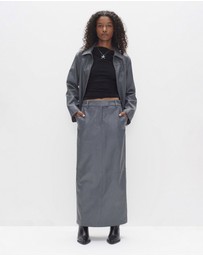 Ownley - Rex PU Maxi Skirt