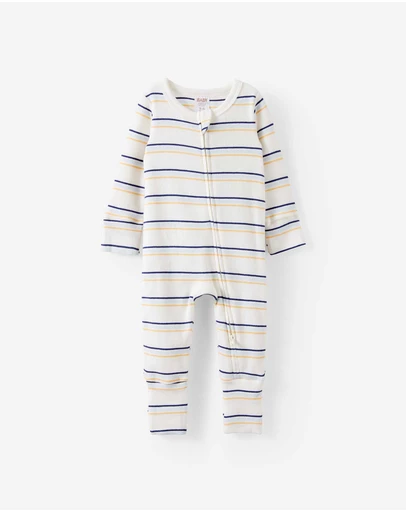 Cotton On Kids - Growie Long Sleeve Zip Romper