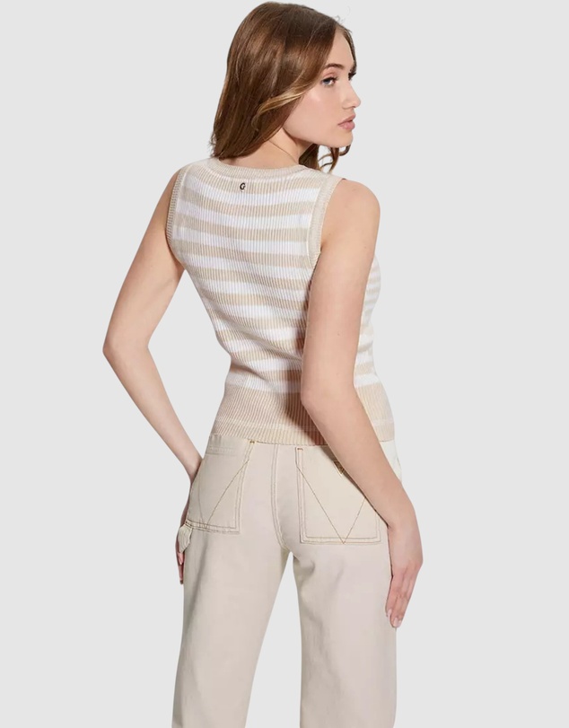 GUESS - Stripe Rib Marti Tank