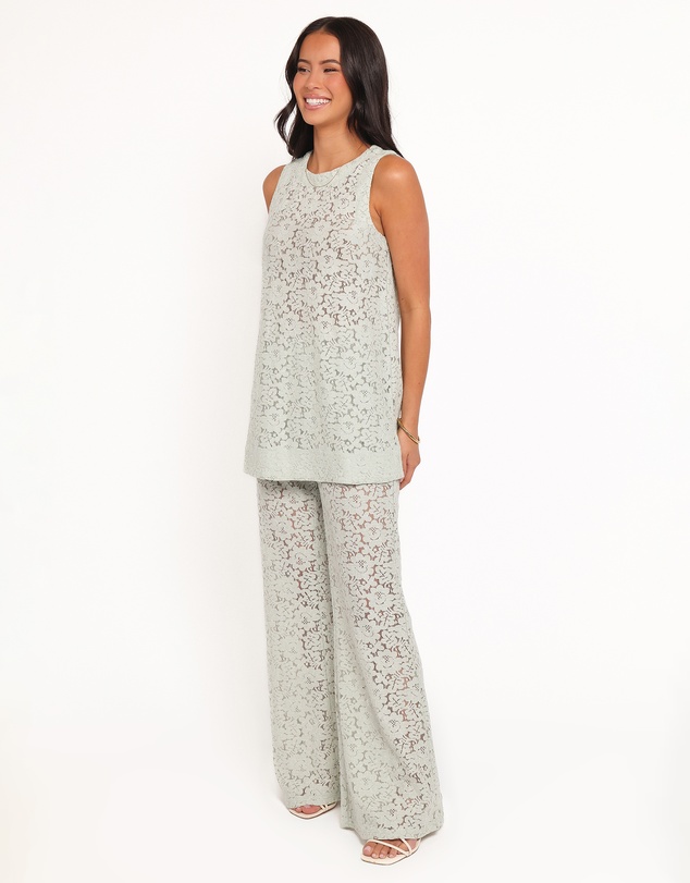 Petal & Pup - Sammy Embroidered Set - Mint Green