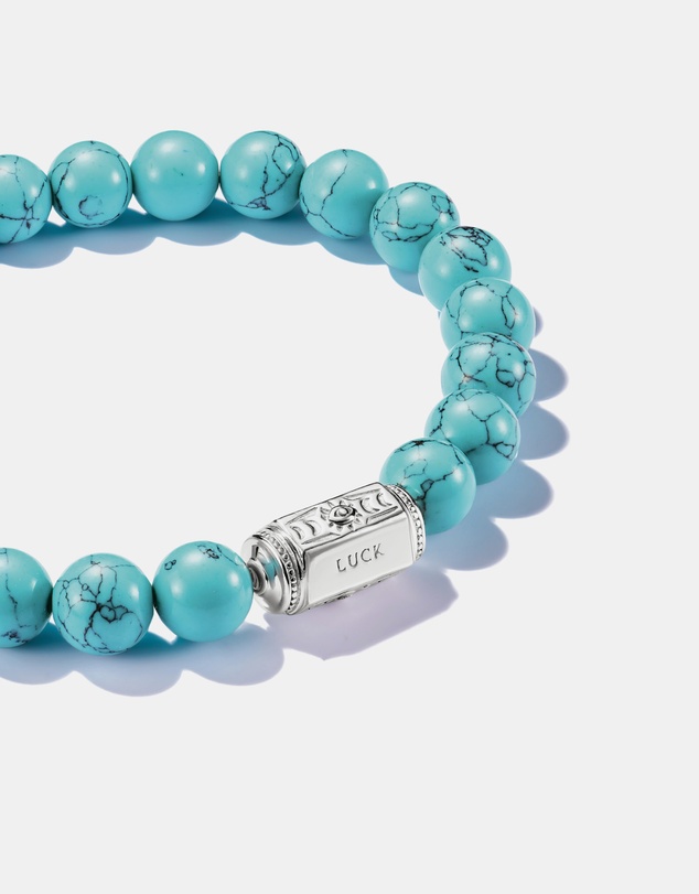 THOMAS SABO - THOMAS SABO Bracelet with imitated Turquoise Beads