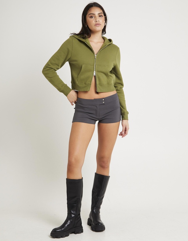 Insight - Nalo Cropped Fleece Hoodie