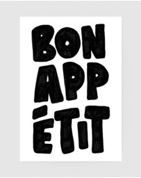 Inka Arthouse - Bon Appetit Art Print by Paige Byrne