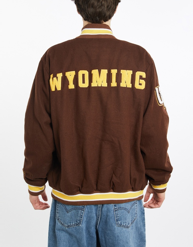 Vintage by The Real Deal - Pre Loved - Vintage University Of Wyoming Varsity Jacket