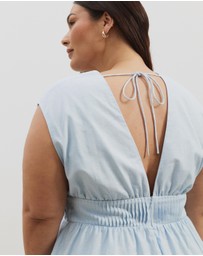 Atmos&Here Curvy - Zara Waisted Midi Dress