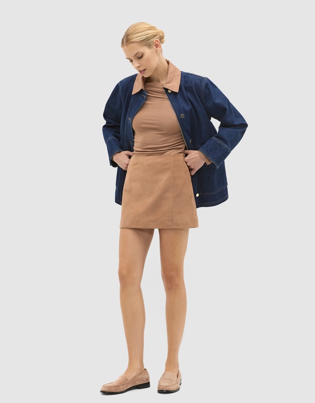 Seed Heritage - Suede Mini Skirt