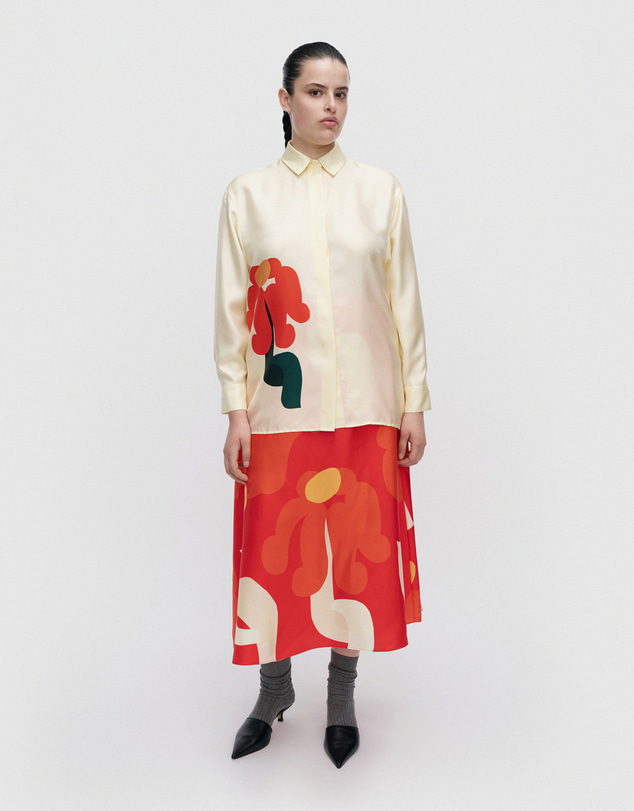Marimekko - Koostumus Kukkahattu Skirt