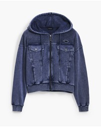 Desigual - Denim print sweatshirt