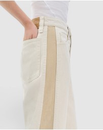 rag & bone - Logan Spliced Wide Jeans