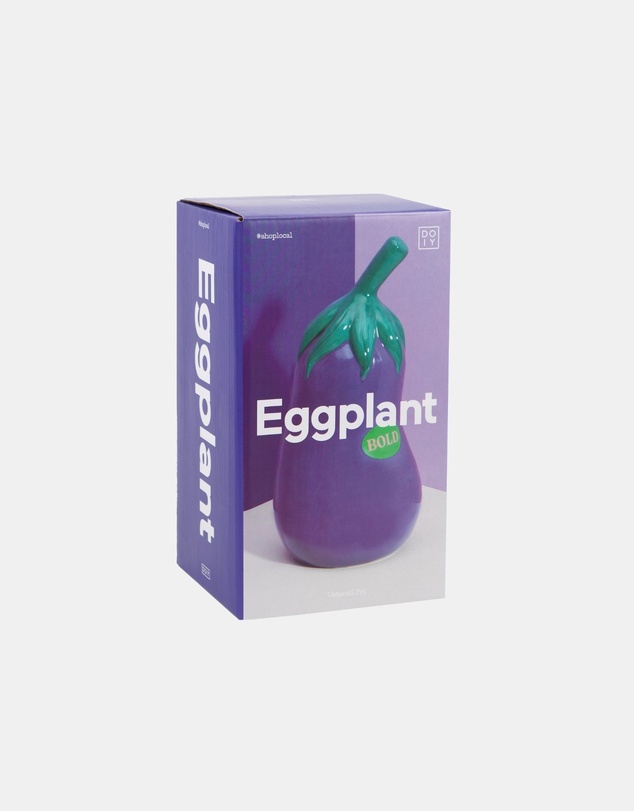 DOIY - Farmers Market Utensil Pot Eggplant