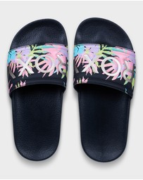 Roxy - Girls 4 to 16 RG Slippy II Printed Slides