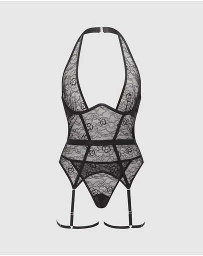Ann Summers - Addicted To You Crotchless Cami Suspender