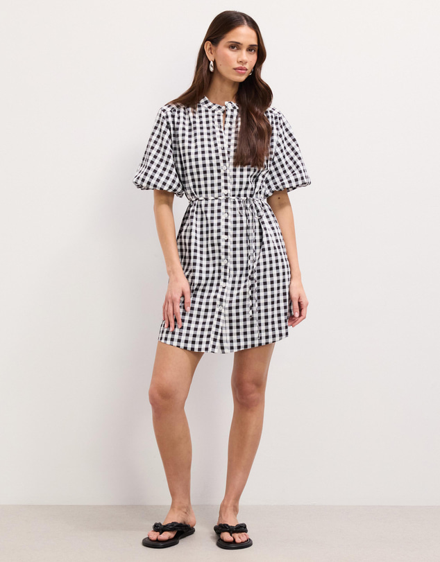 The Fated - Gina Gingham Mini Dress