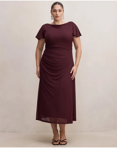 Forever New Curve - Trish Curve High Neck Jersey Dress