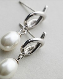 Native Sol - Chloe Pearl Earrings