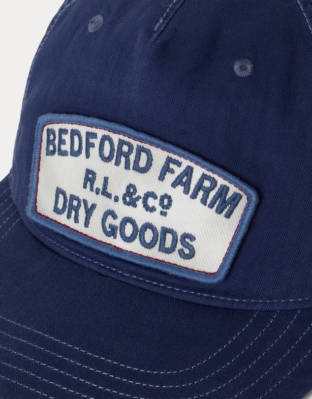 Polo Ralph Lauren - Embroidered-Patch Herringbone Cap