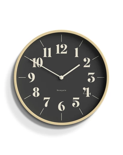 Newgate - Newgate Mr Clarke Clock Pale Wood Reverse Hopscotch Dial