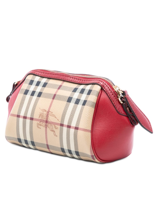 Pre-Loved by Azura Reborn - Pre-Loved Mini Haymarket Check Coated Canvas Blaze Crossbody