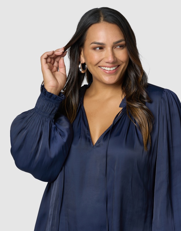 Pink Dusk by Curve Project - Feels Like The First Time Blouse