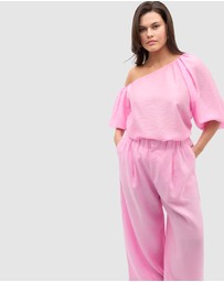 Seed Heritage - Asymmetric Blouson Top