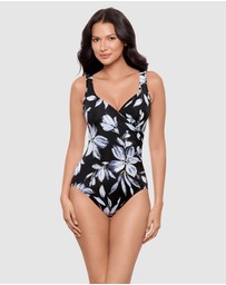 Miraclesuit Swimwear  - Fiore di Luna It's a Wrap Underwired Tummy Control Swimsuit