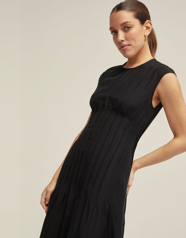 Oxford - Clementine Pin-Tuck Dress