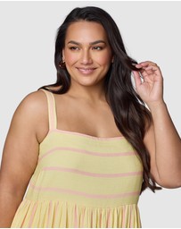 Something 4 Olivia - Daisy Stripe Maxi Dress