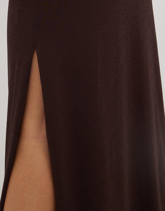 Dazie - Dance Fever Tie Shoulder Jersey Maxi Dress