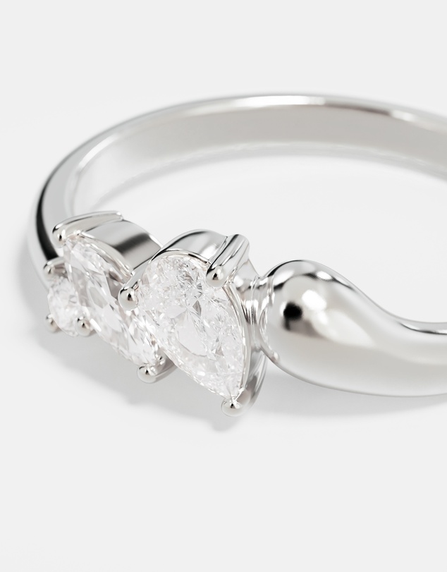 By Charlotte - Crystal Wings Ring