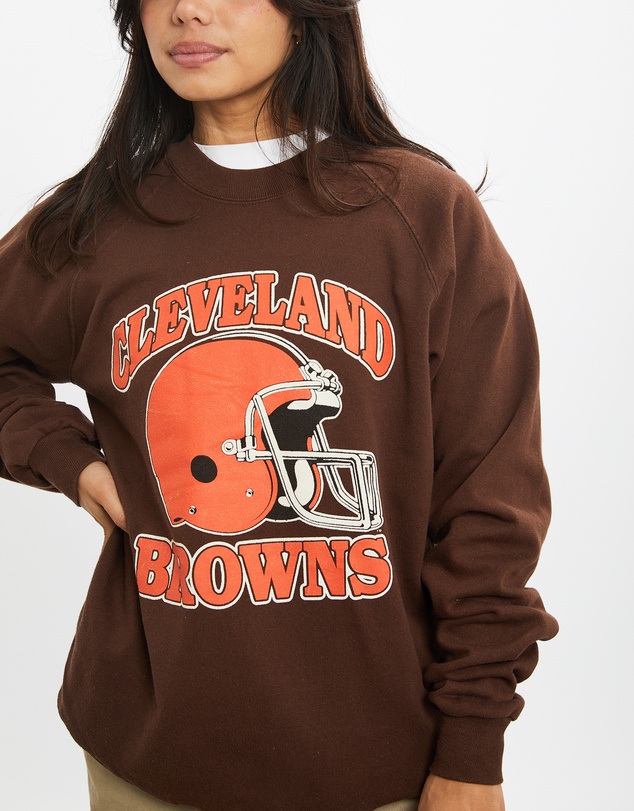 Vintage by The Real Deal - Pre Loved - 80s NFL Cleveland Browns Sweatshirt