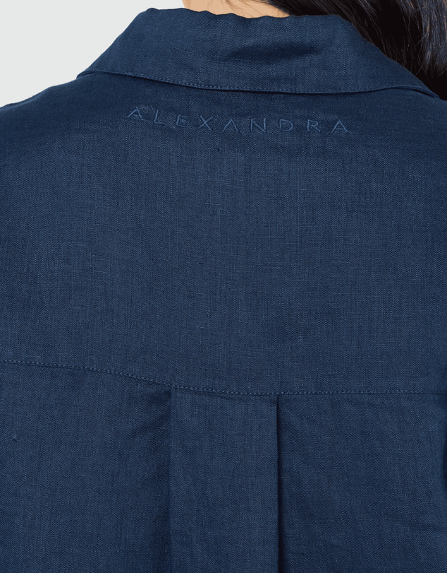 ALEXANDRA - Dune Shirt Navy