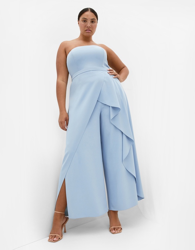 City Chic - Attract Strapless Jumpsuit