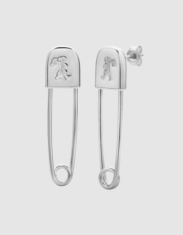 Karen Walker - Runaway Safety Pin Studs