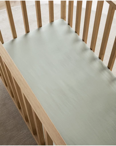 Sheet Society - Eve Linen Cot Fitted Sheet