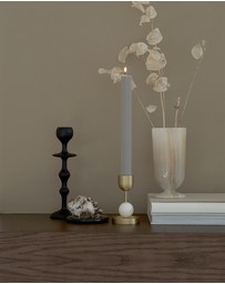 Black Blaze - Column Pillar Candle Duo