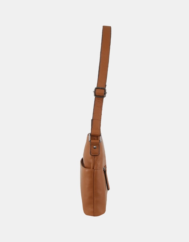 Milleni - Milleni Ladies Genuine Leather Square Cross-Body Bag